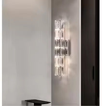 Silver Spark Kristall-Wandleuchte