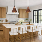 Copper Rustic Pendant Light For Farmhouse Style With Vintage Charm