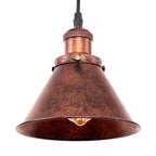 Copper Rustic Pendant Light For Farmhouse Style With Vintage Charm