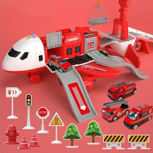 AeroQuest Adventure AirLink Playset — Airplane And Vehicle Figure Set