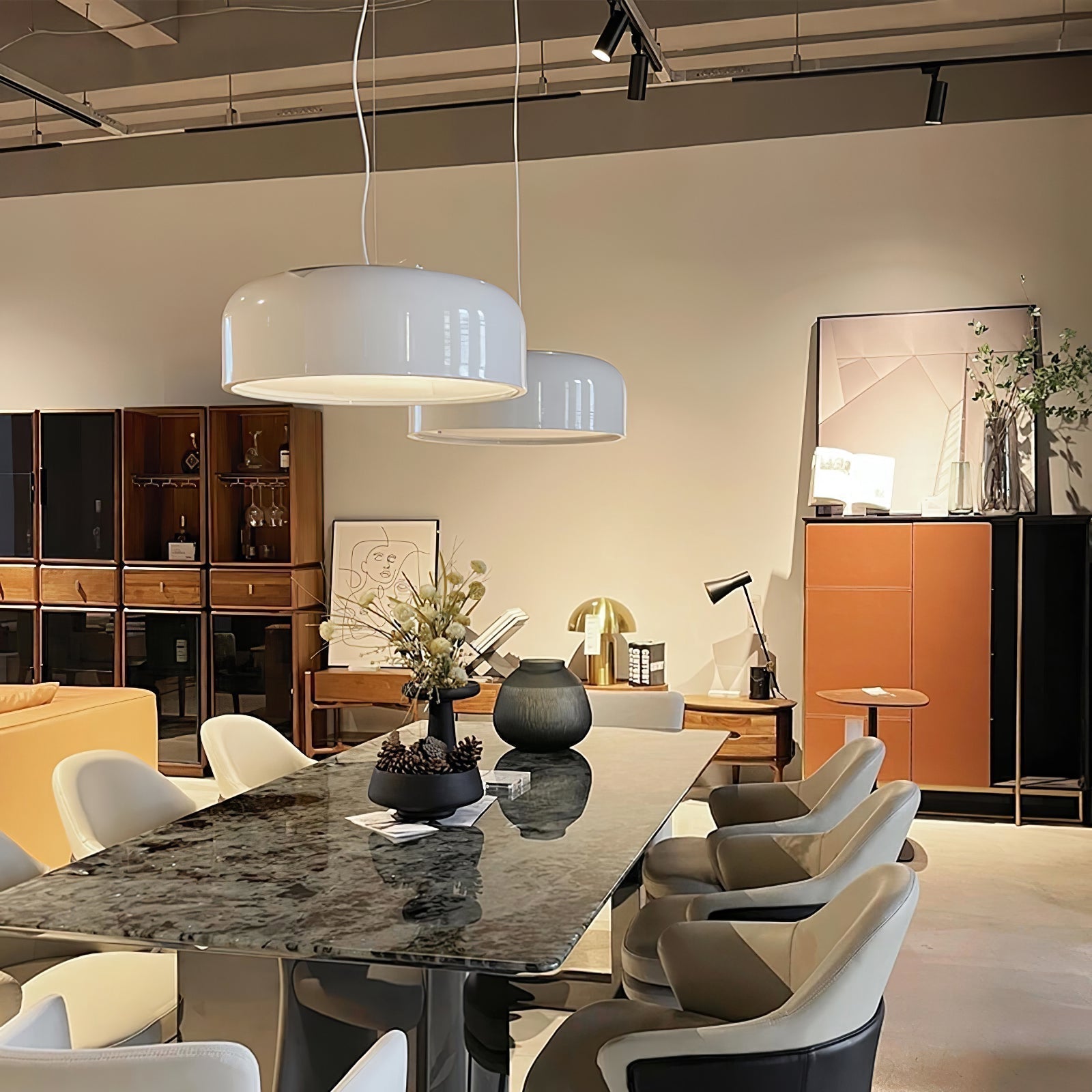 Astra Pendant Light With Slim Design And Bright Space Saving Illumination