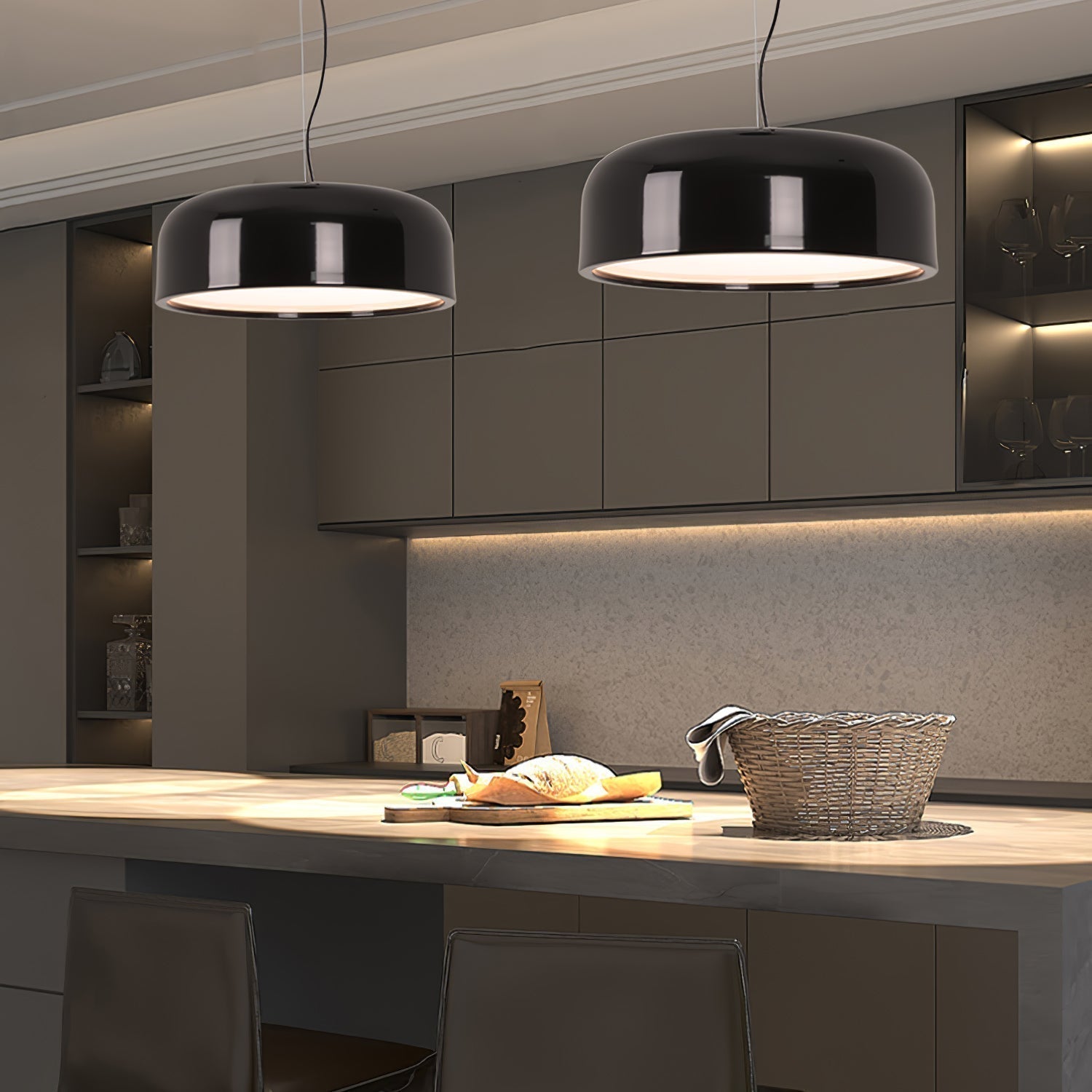 Astra Pendant Light With Slim Design And Bright Space Saving Illumination