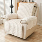 Protective Microfiber Recliner Cover with Stretch Fit Design - Euroselle
