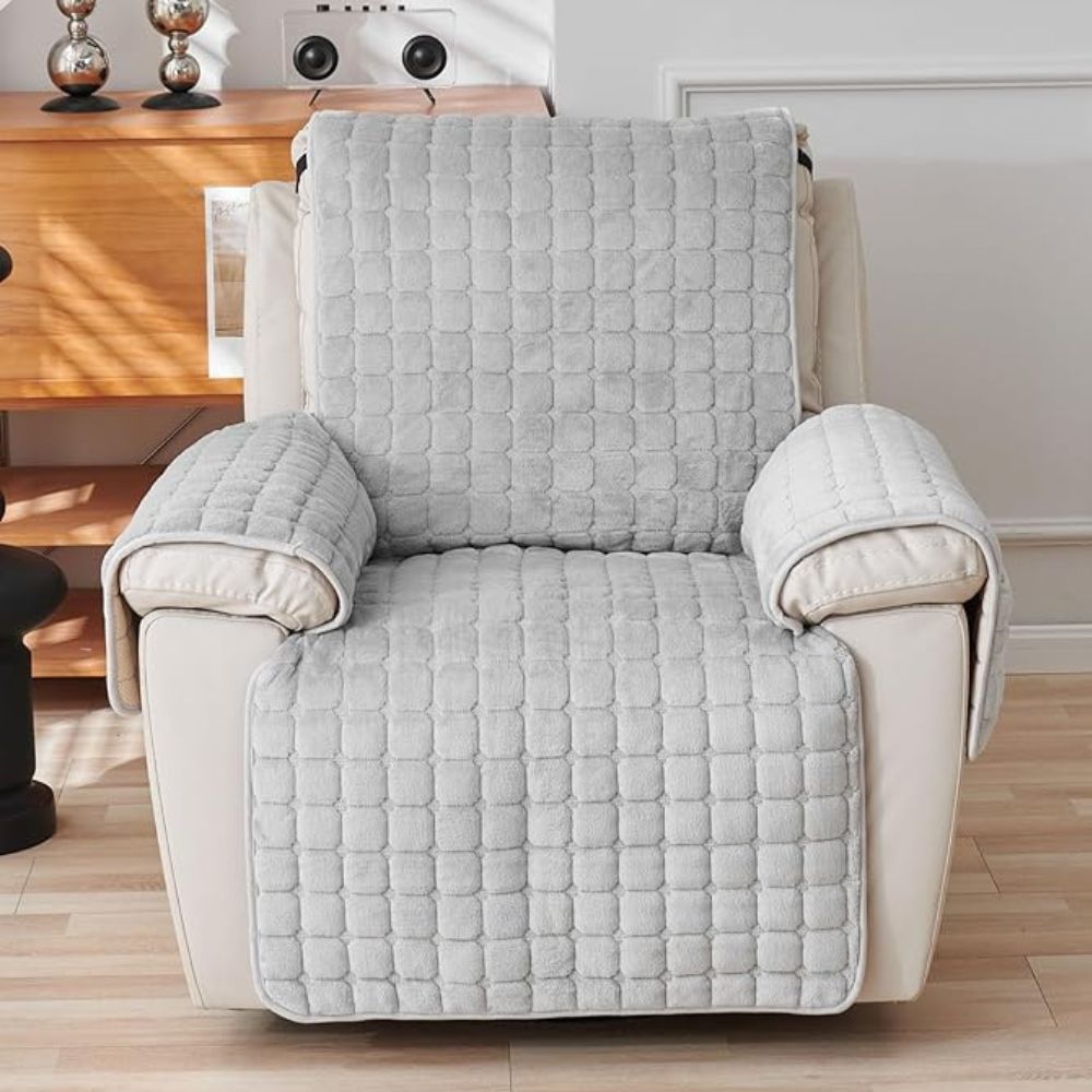 Protective Microfiber Recliner Cover with Stretch Fit Design - Euroselle
