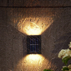 Solar LED Wall Lights, Waterproof Outdoor Lighting with Automatic On/Off - Euroselle