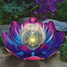 Solar Lotus Lamp for Elegant Outdoor Ambience - Euroselle