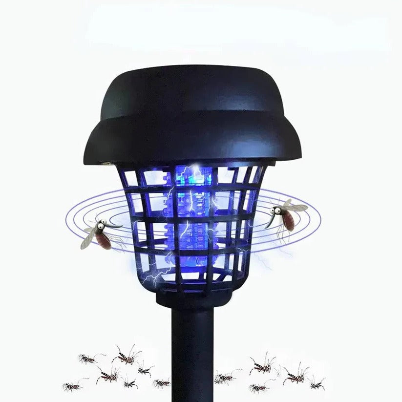 Solar Mosquito Killer Lamp, IP65 Rated, LED Light Source, Ground Mounted | Euroselle