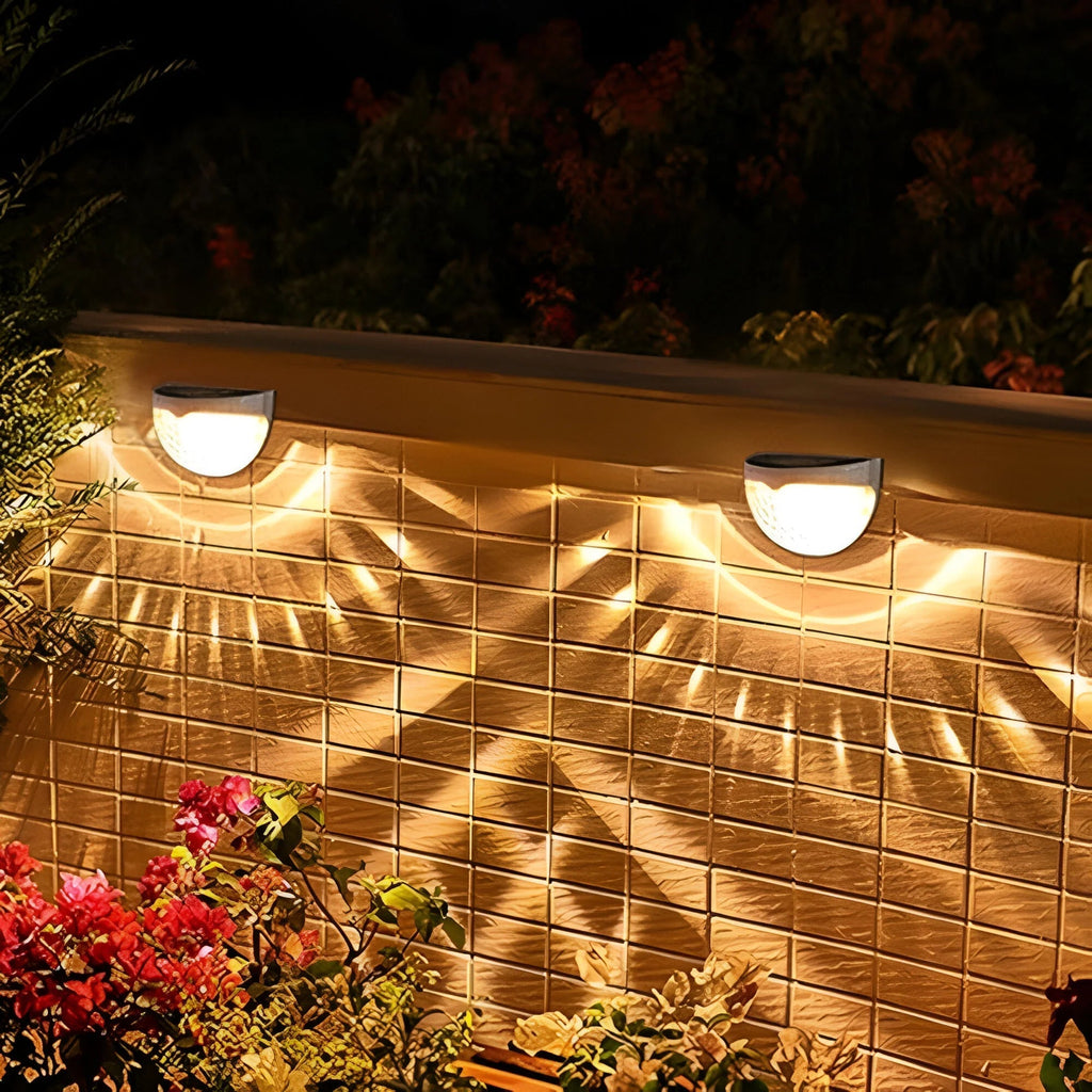 Solar Wall Lamp LED IP65 Weatherproof Plastic with Sensor Outdoor | Euroselle