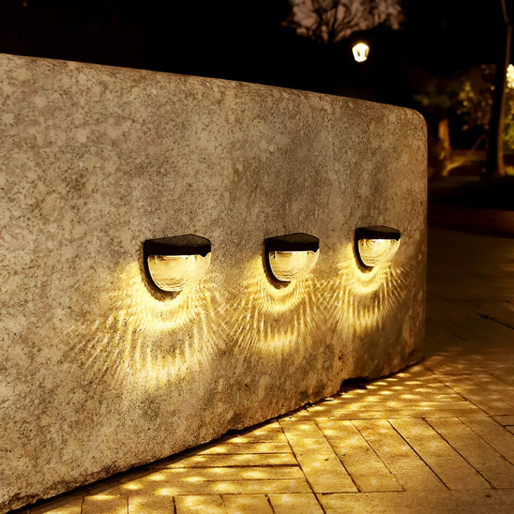 Solar Wall Lamp LED IP65 Weatherproof Plastic with Sensor Outdoor | Euroselle