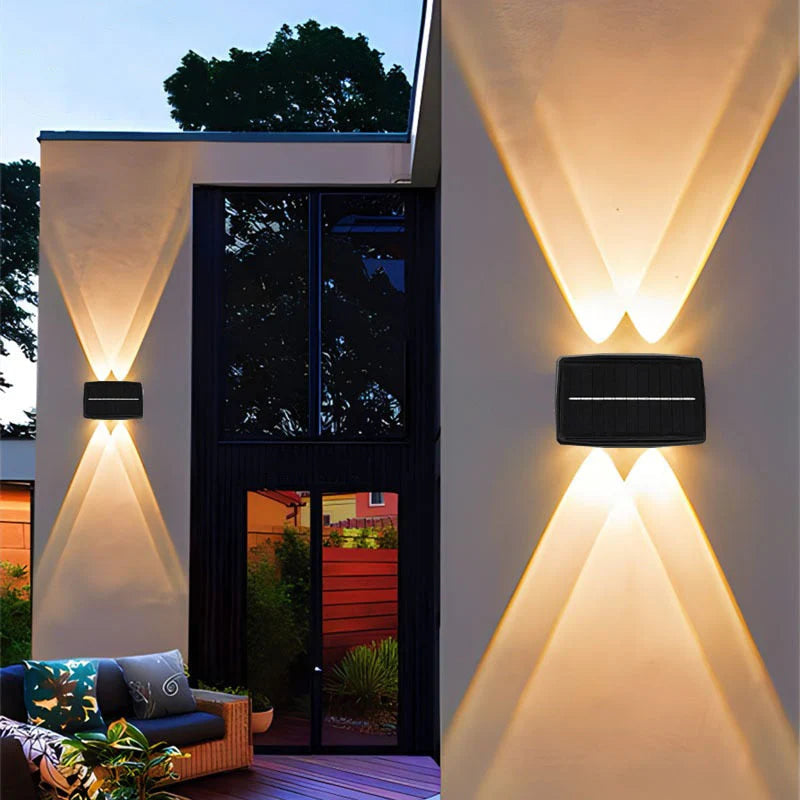 Luminara Solar LED wasserdichte Außenwandleuchte