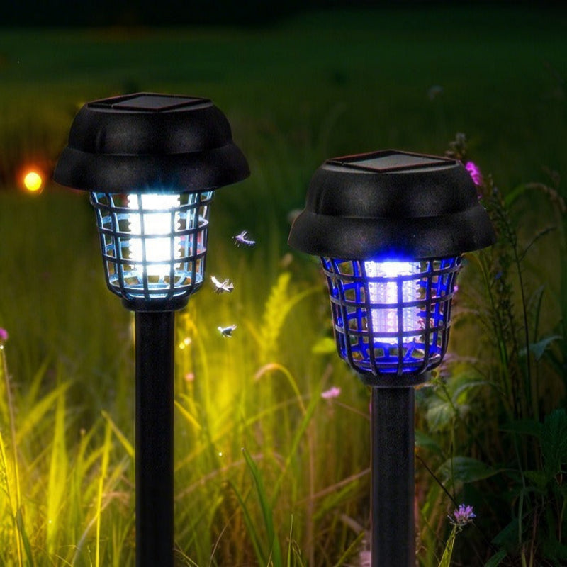 Solar Mosquito Killer Lamp, IP65 Rated, LED Light Source, Ground Mounted | Euroselle