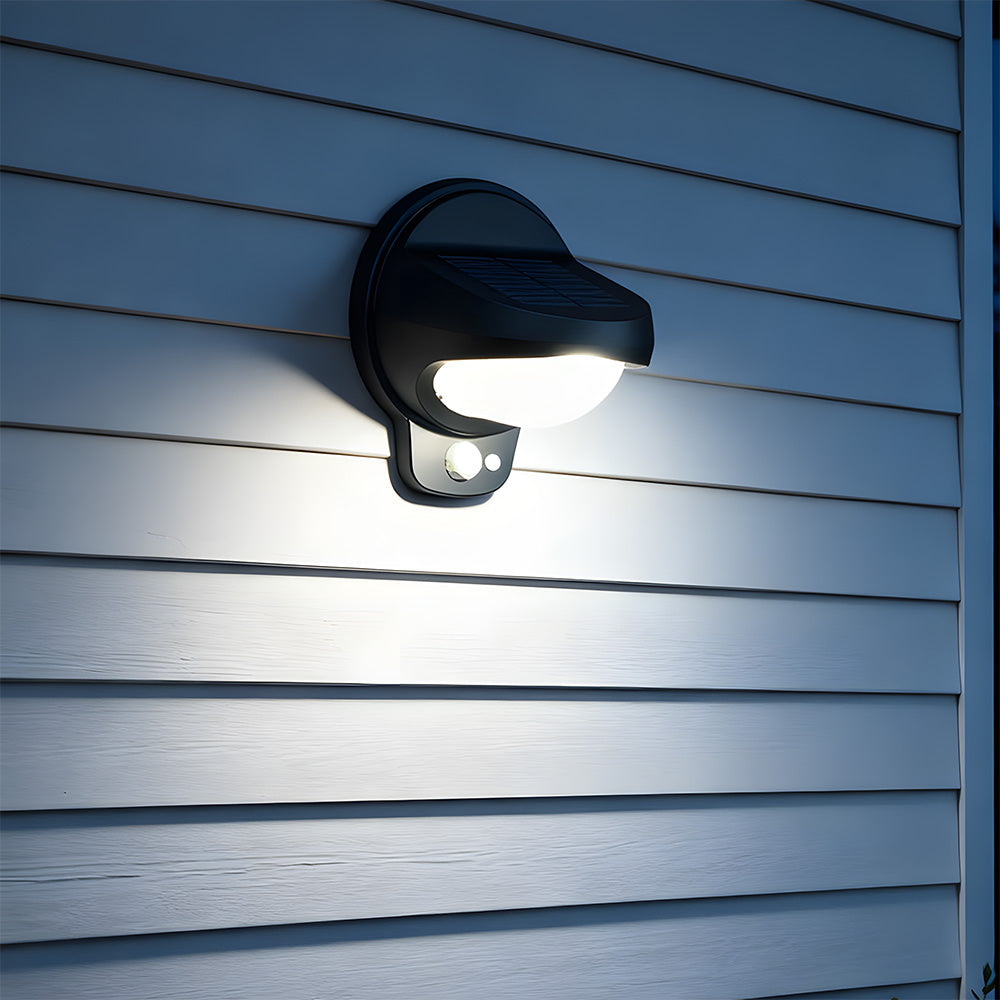 Outdoor Wall Lamp Solar Powered Motion Sensor IP65 Waterproof | Euroselle