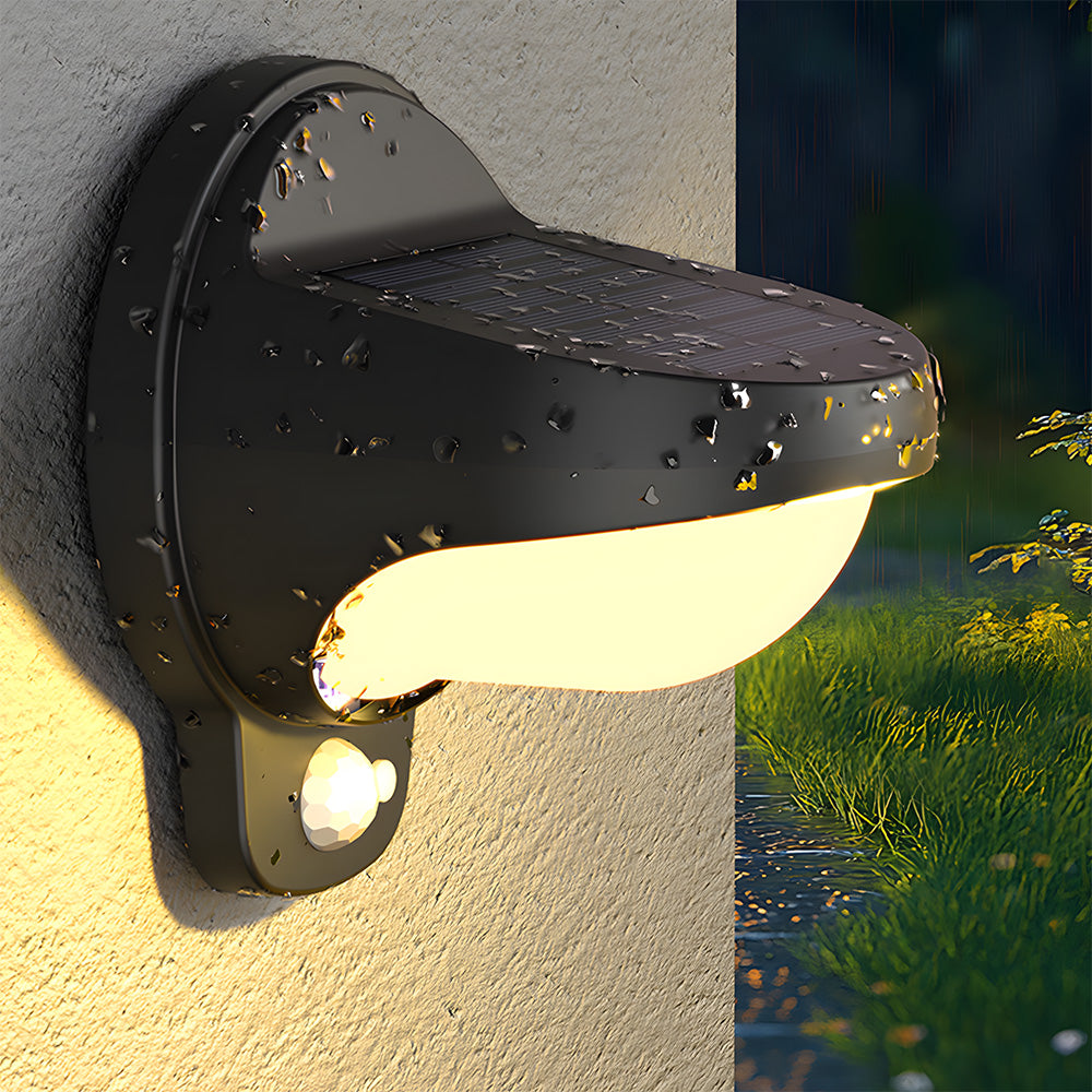 Outdoor Wall Lamp Solar Powered Motion Sensor IP65 Waterproof | Euroselle