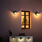 Outdoor Wall Lamp Solar Powered Motion Sensor IP65 Waterproof | Euroselle