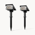 Solar-Spotlight, Außenlicht, kabellos, kompakt, automatisch solarbetrieben | Euroselle