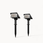 Solar-Spotlight, Außenlicht, kabellos, kompakt, automatisch solarbetrieben | Euroselle