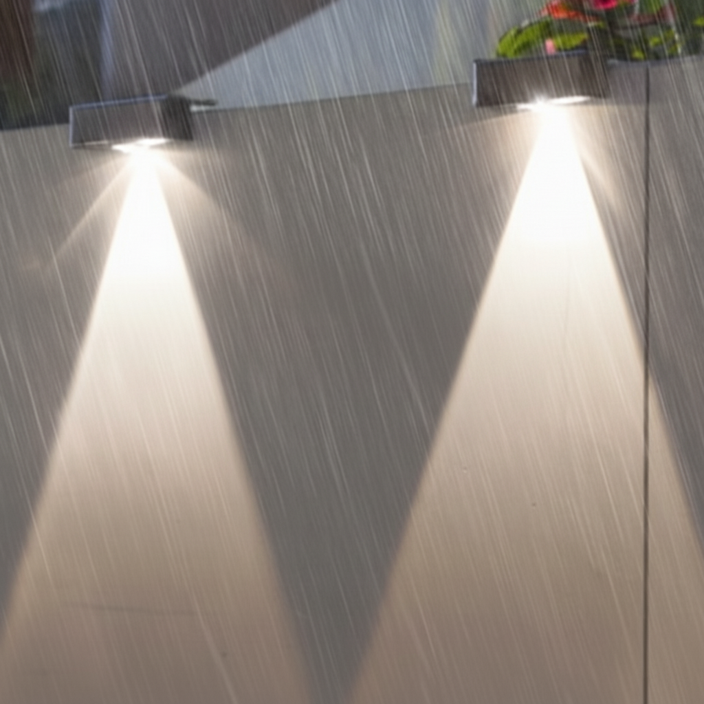 Solar Garden Light with Intelligent LED Control & Weatherproof Design - Euroselle