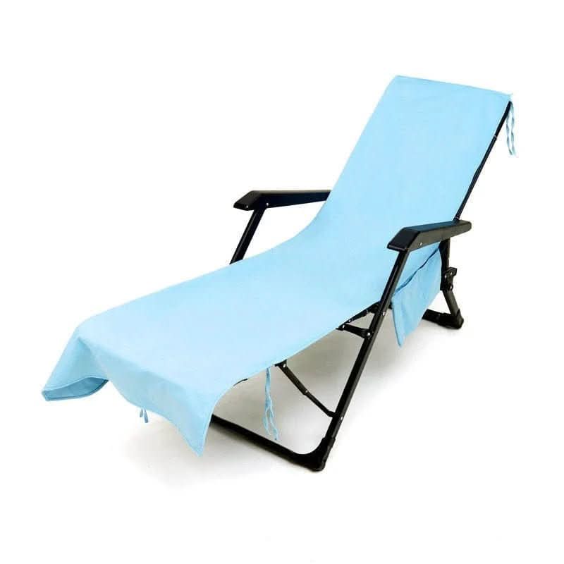 Telo da spiaggia Coastline — Superficie antiscivolo, tasche, lembi elasticizzati