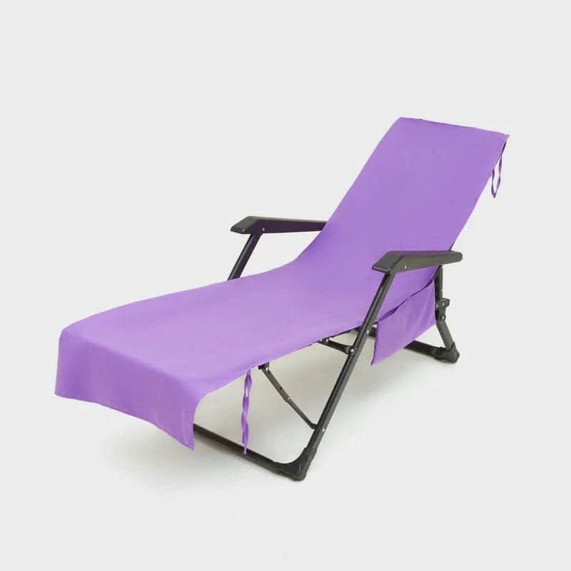 Telo da spiaggia Coastline — Superficie antiscivolo, tasche, lembi elasticizzati