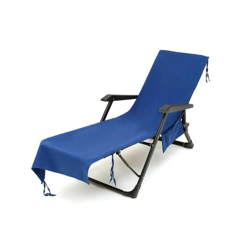 Telo da spiaggia Coastline — Superficie antiscivolo, tasche, lembi elasticizzati
