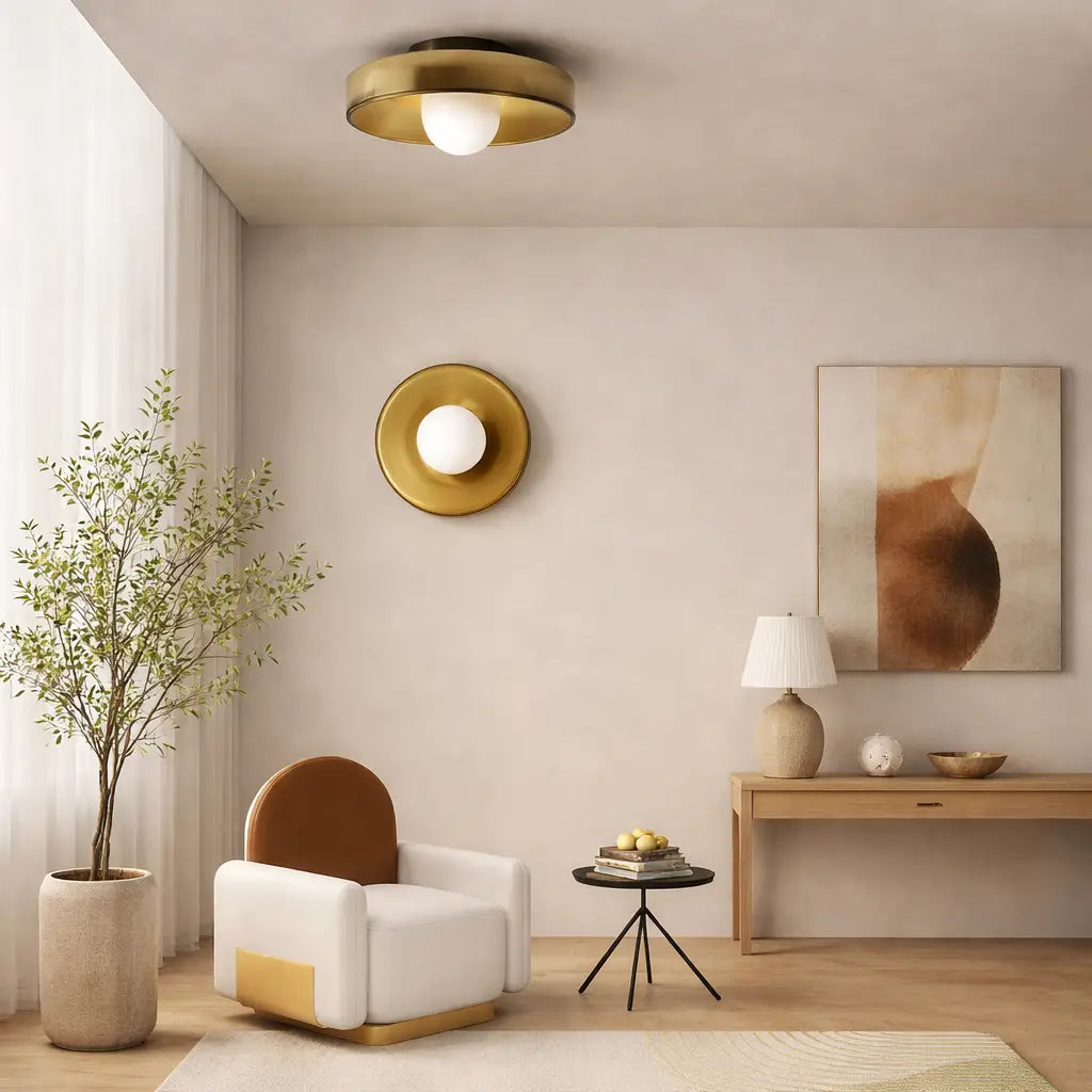 Astra Halo Ceiling and Wall Lamp for Modern Home Interiors