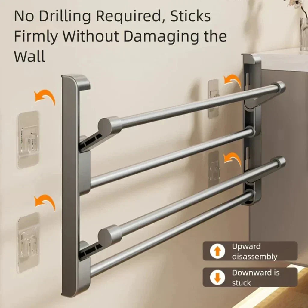 Wall-Mounted Shoe Rack — Drainage Base, Vertical Storage Rack