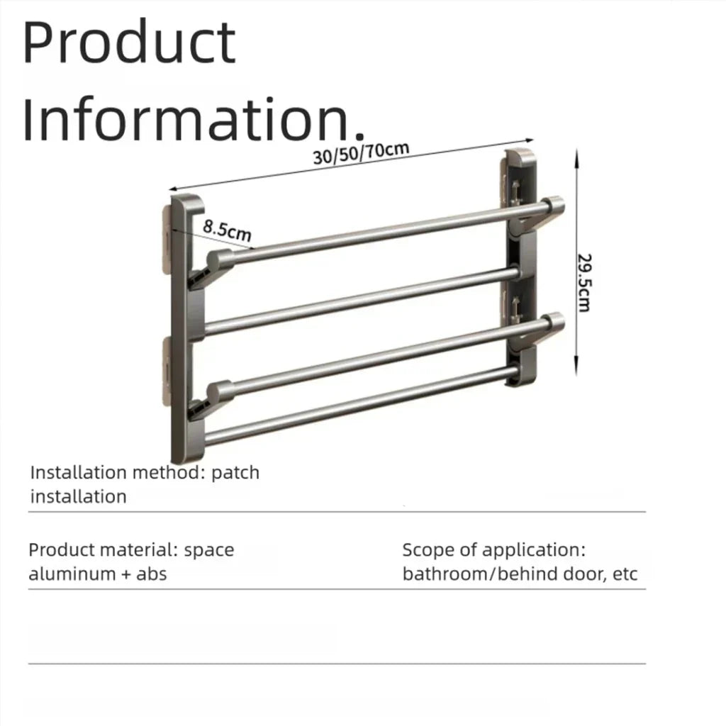 Wall-Mounted Shoe Rack — Drainage Base, Vertical Storage Rack