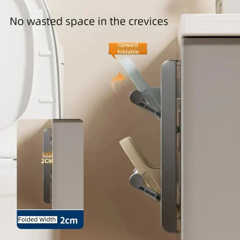Wall-Mounted Shoe Rack — Drainage Base, Vertical Storage Rack