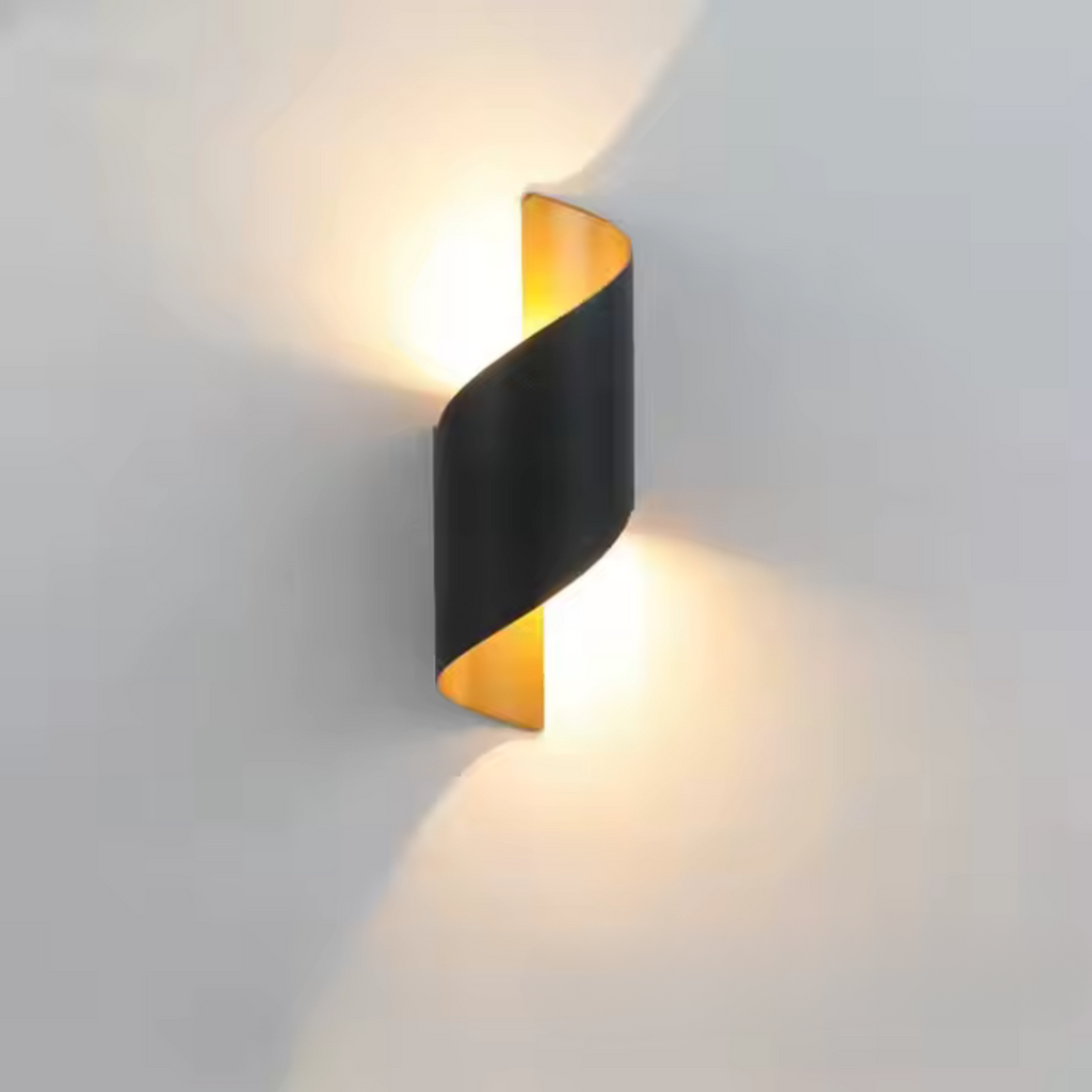 Spiral-LED-Wandleuchte - energieeffizientes modernes Design für jeden Raum | Euroselle