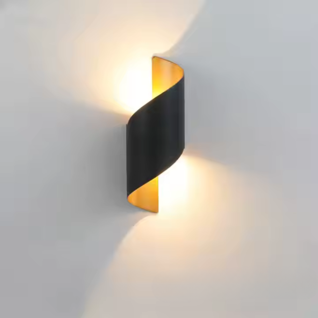 Spiral-LED-Wandleuchte - energieeffizientes modernes Design für jeden Raum | Euroselle