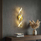 Spiral-LED-Wandleuchte, Aluminium, 20W, integrierte LED, innen, verkabelt | Euroselle