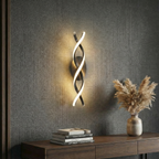 Spiral-LED-Wandleuchte, Aluminium, 20W, integrierte LED, innen, verkabelt | Euroselle