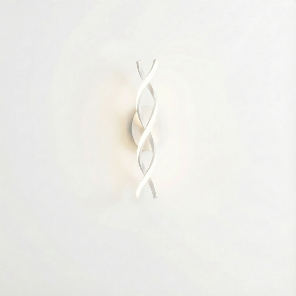 Spiral-LED-Wandleuchte, Aluminium, 20W, integrierte LED, innen, verkabelt | Euroselle