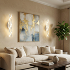 Spiral-LED-Wandleuchte, Aluminium, 20W, integrierte LED, innen, verkabelt | Euroselle