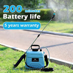 Portable 5L Spray Pump with Adjustable Nozzle & USB Rechargeable - Euroselle