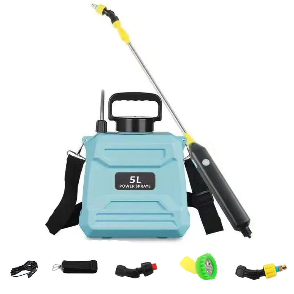 Portable 5L Spray Pump with Adjustable Nozzle & USB Rechargeable - Euroselle