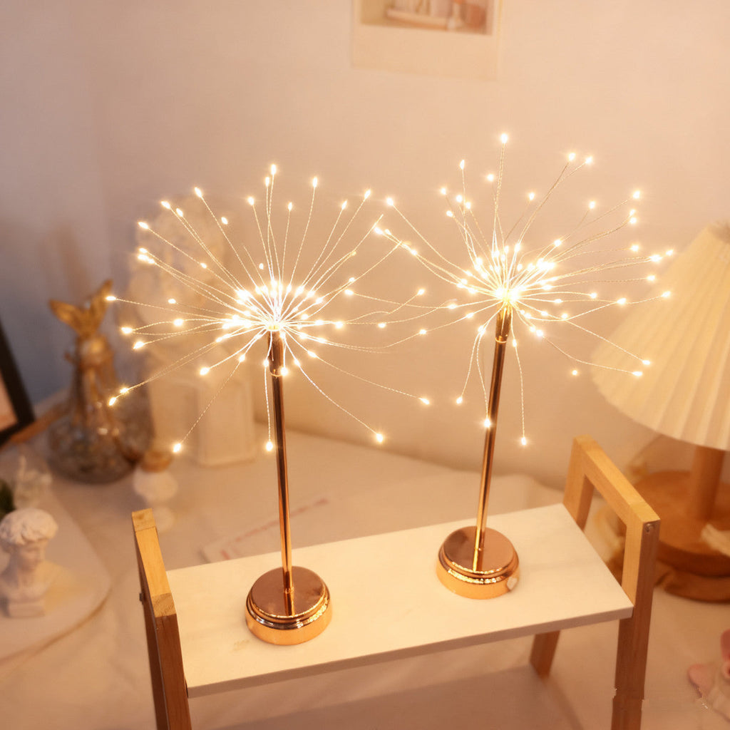 Sternenexplosion LED-Tischlampe, duale Nutzung, betrieben, warmweißes Licht | Euroselle