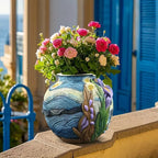 Van Gogh-Inspired Handcrafted Vase for Elegant Home Décor - Euroselle