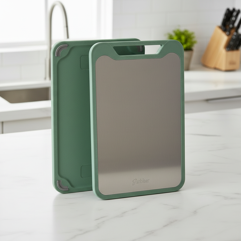 Tagliere a doppia superficie NovaEdge Home Cooks — Superficie antiaderente e scanalatura raccogli-succo