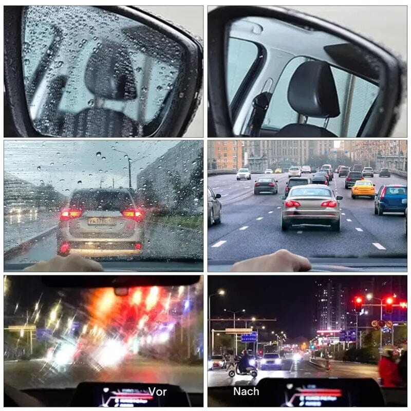 Sada vodoodpudivé úpravy skla — perlení vody, vestavěný aplikátor