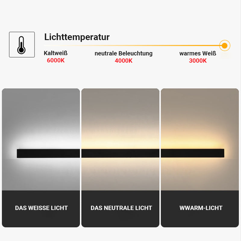 Arleno LED Außenwandleuchte IP65 dimmbar Metall Acryl
