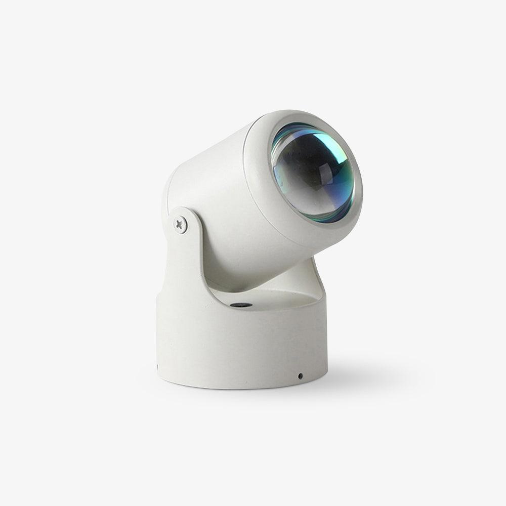 LED Tischlampe Sonnenuntergangsprojektion Aluminium Glas USB betriebenes Innenlicht | Euroselle