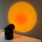 LED Tischlampe Sonnenuntergangsprojektion Aluminium Glas USB betriebenes Innenlicht | Euroselle