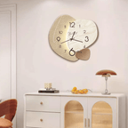 Modern Nordic Wall Clock with Non-Ticking Precision - Euroselle