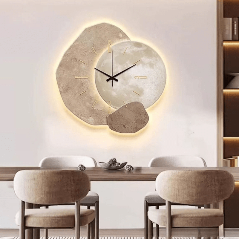 Modern Nordic Wall Clock with Non-Ticking Precision - Euroselle