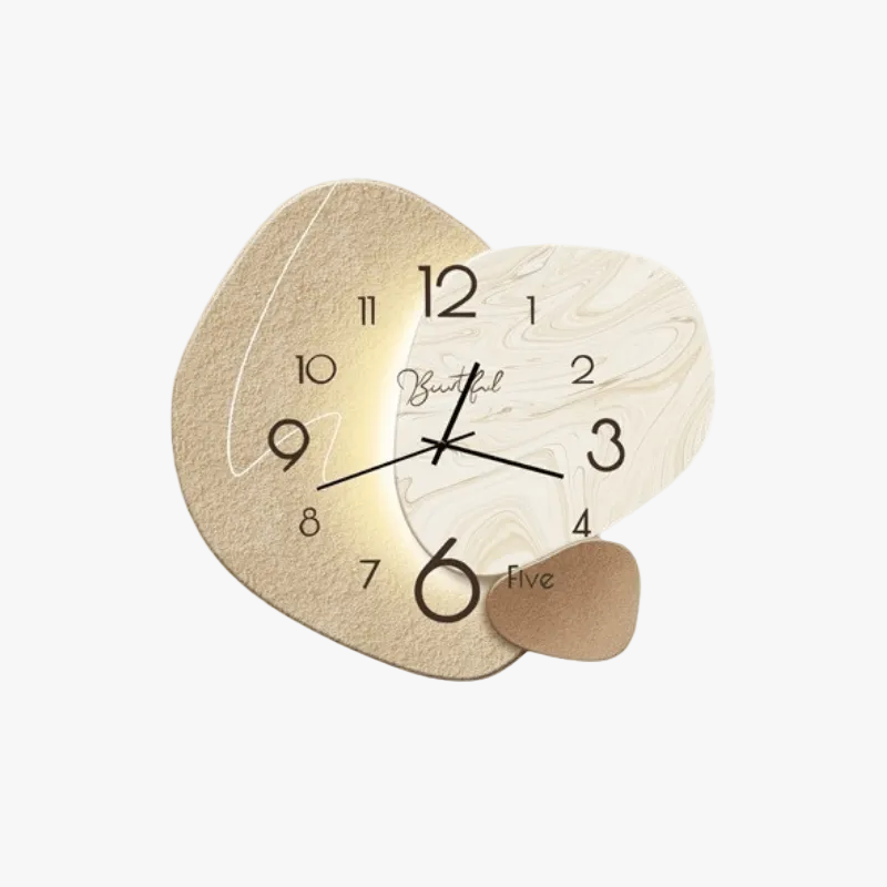 Modern Nordic Wall Clock with Non-Ticking Precision - Euroselle