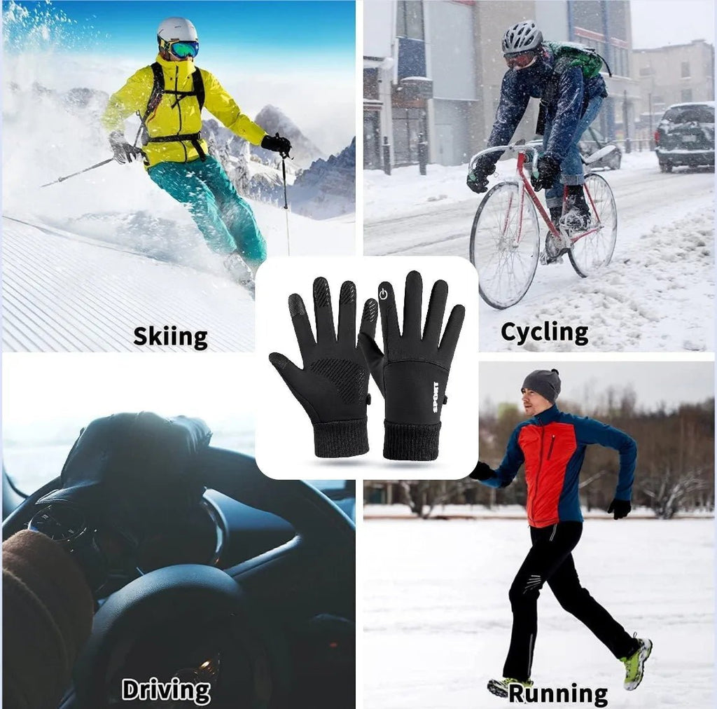 FrostGuard termohandskar – pekskärmskompatibla, vattenskydd, säkert grepp