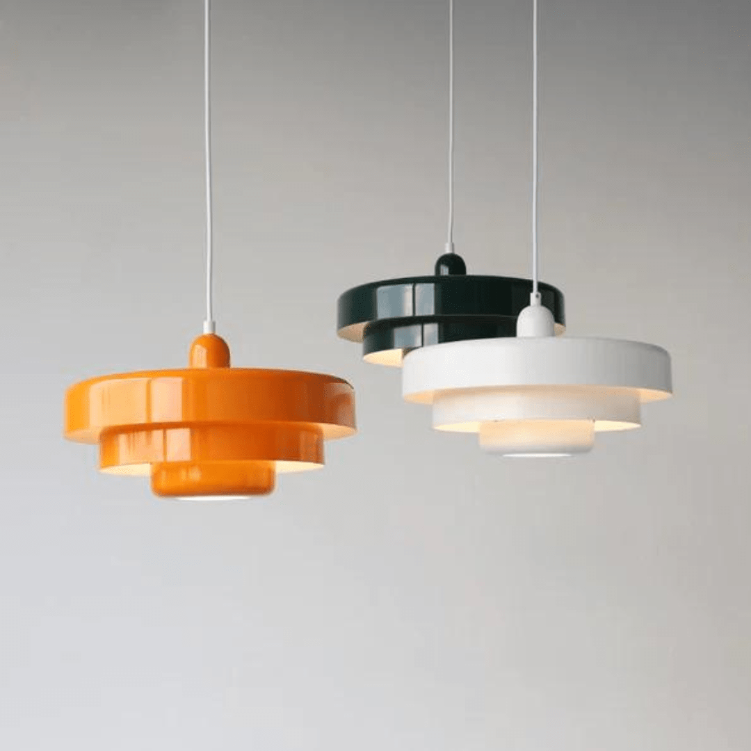 Elegant Three-Tier Pendant Light in Soft Macaron Colors - Euroselle