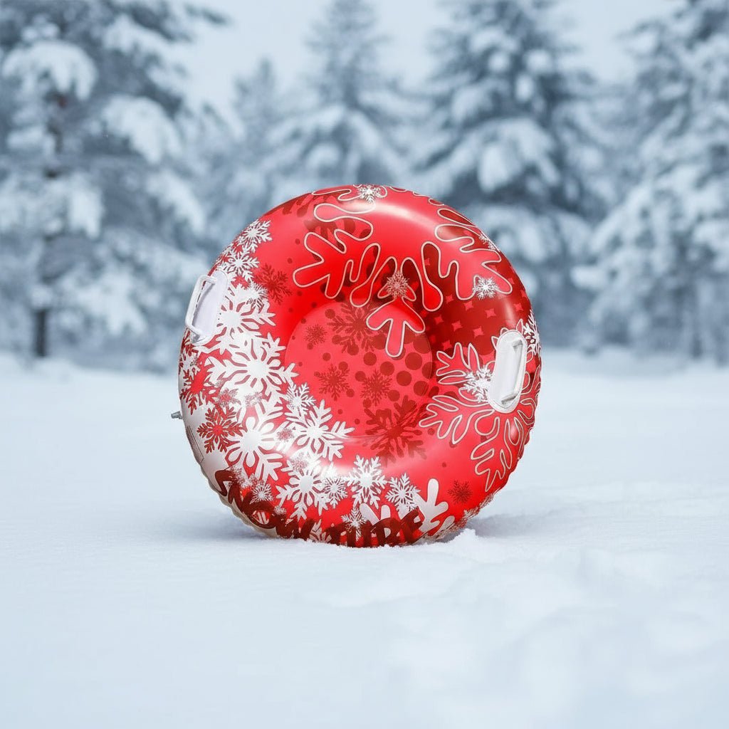 Ciambella gonfiabile da neve Frost Glide - PVC resistente, maniglie robuste, grande capacità per bambini e adulti