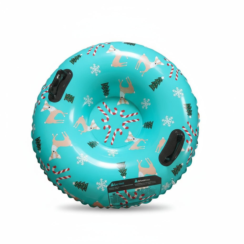 Ciambella gonfiabile da neve Frost Glide - PVC resistente, maniglie robuste, grande capacità per bambini e adulti